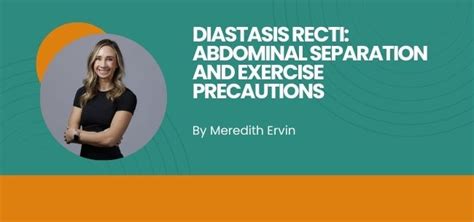 Diastasis Recti Abdominal Separation And Exercise Precautions Tri
