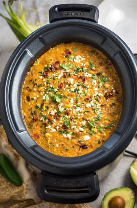 Slow Cooker Mexican Street Corn Chowder Host The Toast