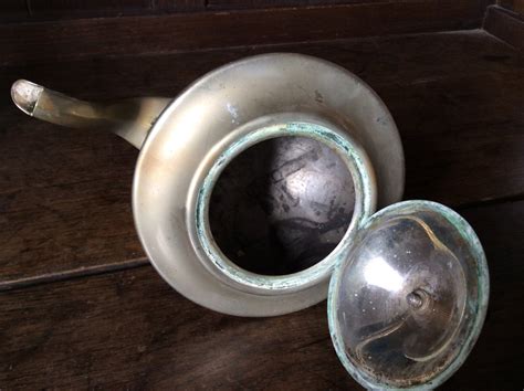 Vintage English Silver Plated Epns Sheffield Metal Tea Pot Etsy
