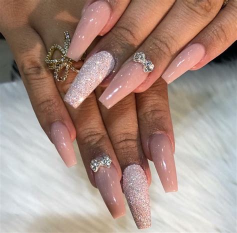 pin by christine on bling claws classy acrylic nails classy nail designs bling nails