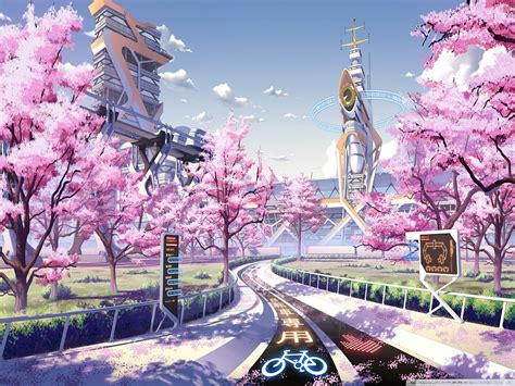 City Anime Futuristic Background Anime Futuristic City Wallpapers Top