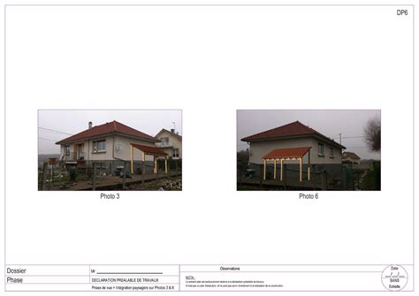 Plans Bat Permis De Construire Avant Projets D Claration De Travaux Rendus D Exemple De