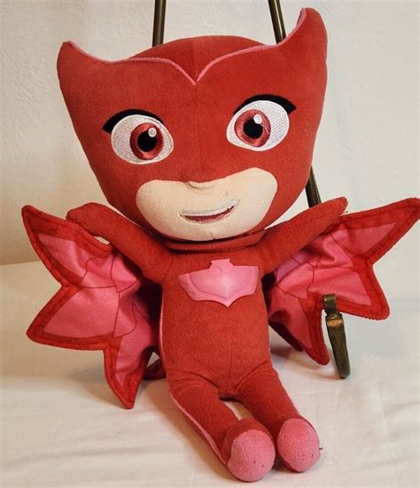 Pj Masks Sing And Talking Owlette Red 14 Plush By Just Play Lights And