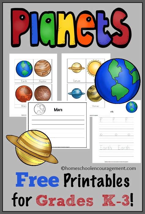 Free Solar System Printables For Grades K 3 Solar System Projects For