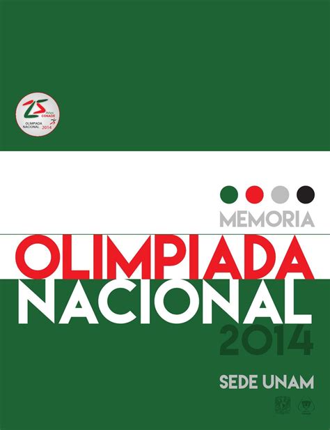 Olimpiada Nacional 2014 By Deporteunam Issuu