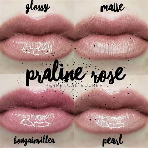 Praline Rose LipSense With Different Glosses Distributor 460645