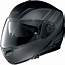 Nolan N104 Modular N Com Motorcycle Helmet  Flat Black / Anthracite