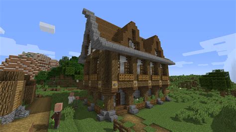 Browse and download minecraft house maps by the planet minecraft community. built a medieval house in my singleplayer world's village ...