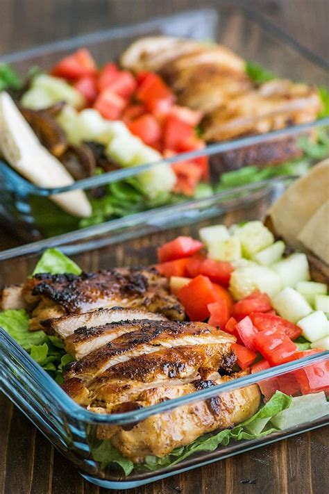 Shawarma is a middle eastern dish that's become a popular street food around the world, but it's easy enough to make in your own kitchen. Meal Prep Chicken Shawarma Salads are a perfect healthy ...