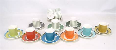 A Boxed Susie Cooper For Wedgwood Six Setting Coffee Set And Further