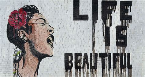 Isnt Life Beautiful This Is A Fully Handmade Banksys Mosaic Art