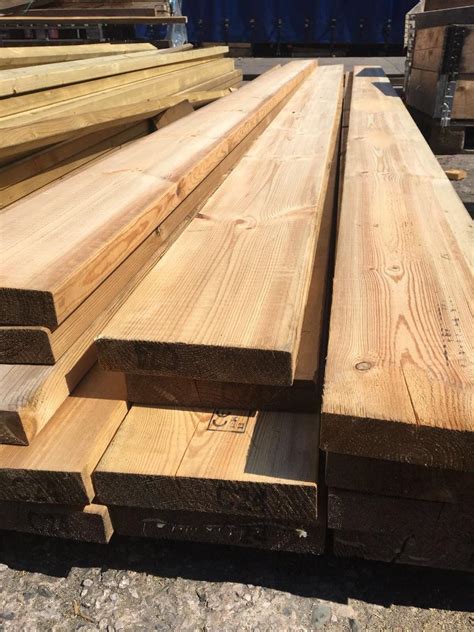 New Timber Wooden Planks 9x2 48 Meters Joists C16 In Burscough