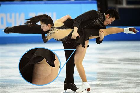 Sports Hotties Female Ice Skaters Are Prone To Embarrassing Wardrobe