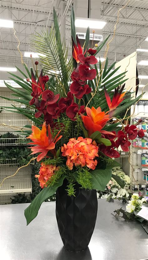 Large Tropical Arrangement By Andrea Wallgardens Fresh Flowers