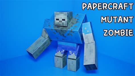 마인크래프트 뮤턴트 좀비 만들기 How To Make A Mutant Zombie Minecraft Papercraft