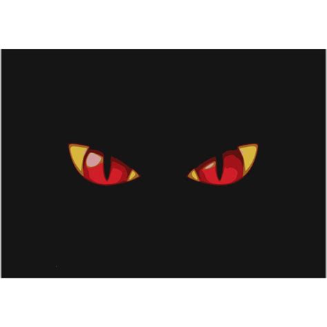 Black And Red Eyes Png
