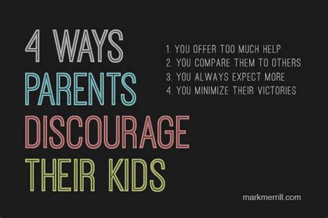 4 Ways Parents Discourage Their Kids
