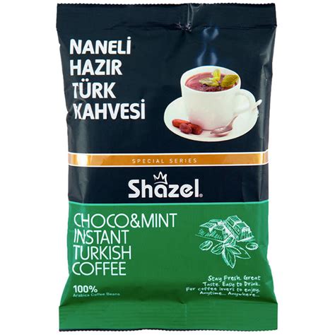 Shazel Hazır Türk Kahvesi Naneli 100 gr OnuAl Fiyat Arşivi