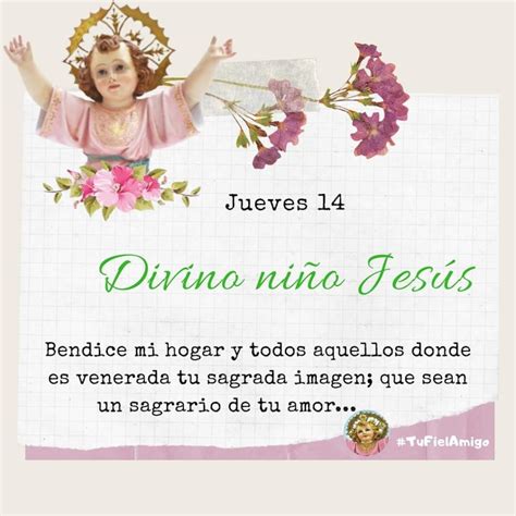 Oración Diaria Al Divino Niño Jesús Jueves Santo 14 De Abril De 2022