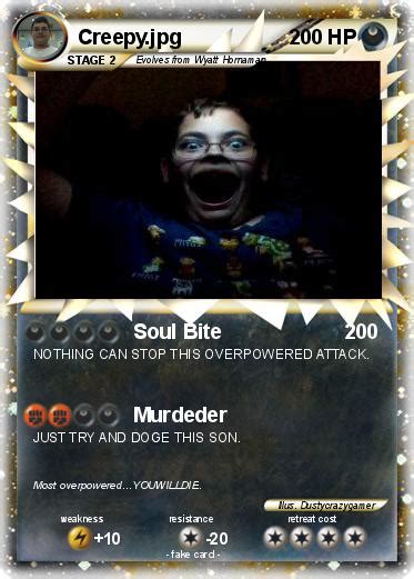 Pokémon Creepy  Soul Bite My Pokemon Card