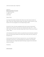 Itulah sedikit cara membuat dan contoh surat lamaran kerja via email yang bisa admin sampaikan, dan contoh di atas hanya sebagai rujukan. 9 Contoh Surat Lamaran Kerja Fresh Graduate - ben jobs