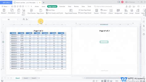 How To Set The Paper Size Of The Table Wps Office Academy