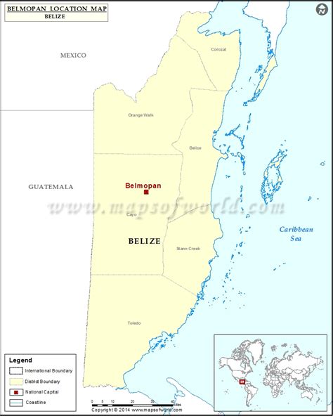 Belmopan Location Map 