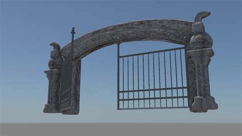 Big Gate Cgtrader