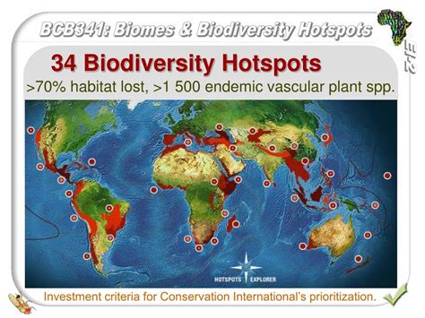 Ppt Biomes Eco Regions And Biodiversity Hotspots Powerpoint