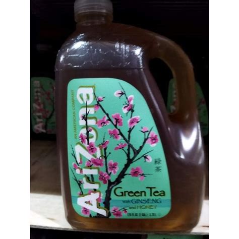 Arizona Green Tea With Ginseng And Honey128 Oz1 Gal 100 Natural