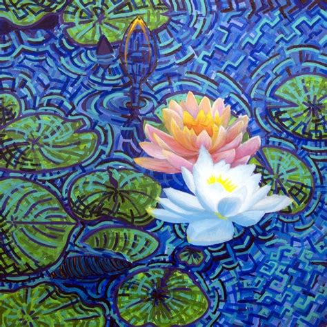 After Vincent Van Gogh And Monet Water Lily Canvas Gallery Etsy