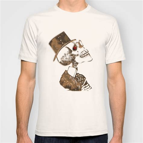 steampunk skeleton t shirt by leatherwood design society6 ~ awesome new t ideas
