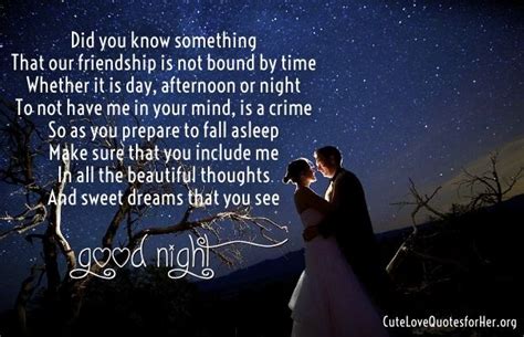 Good Night Love Poems Love Poem For Her Romantic Good Night Night Love