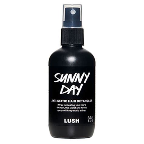 sunny day anti static hair detangler lush cosmetics in 2020 lush cosmetics hair detangler