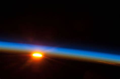 Photo Of The Day Sunrise From Space By Nasa Photooftheday Earth
