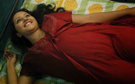 Archana Sharma Hot Photos In Red Nighty Bed Scene FILM ACTRESS PLUS