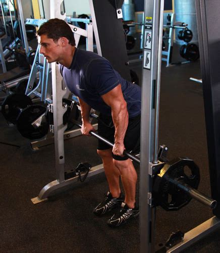 Barbell Rows Smith Machine