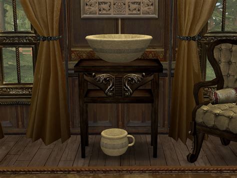 Mod The Sims Chamber Pot And Bowl Sink