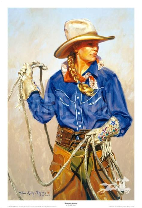Cowgirl Art Cowgirl Poster Cowboy Art