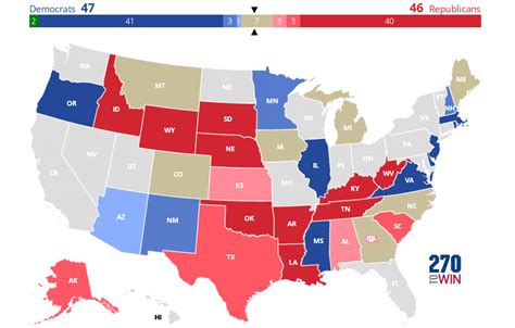 2020 Senate Election Interactive Map