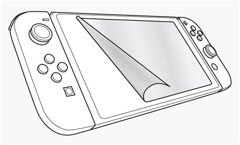 Transparent Video Game Clipart Black And White Nintendo Switch
