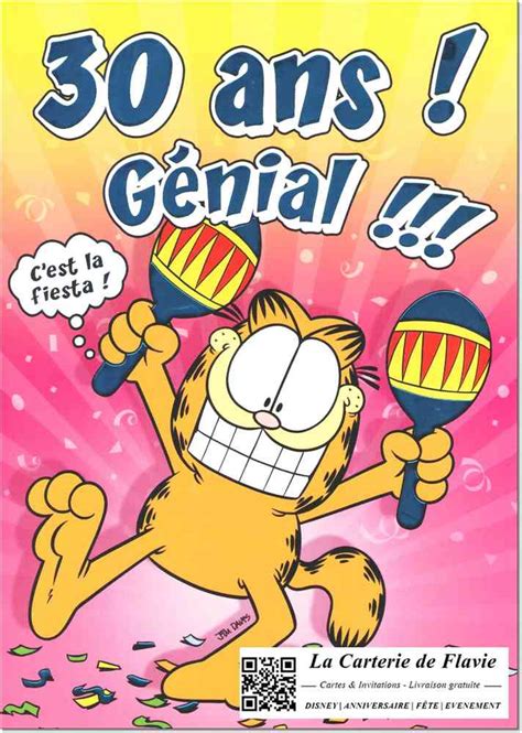 Carte Anniversaire Femme 30 Ans