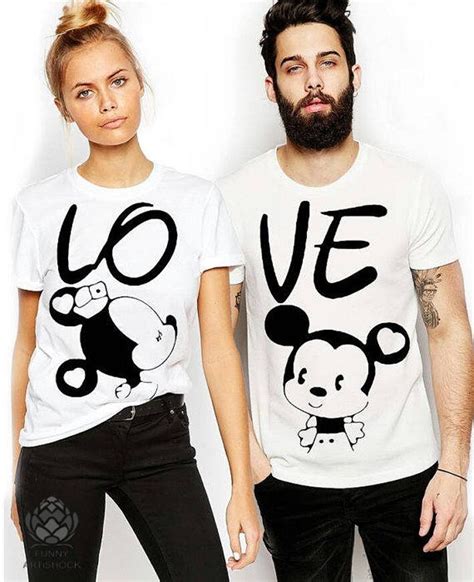 Couple T Shirts Set Love Couple T Shirts Custom Couple Shirts Love You