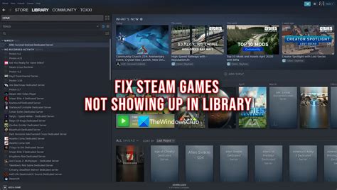 Steam Games Not Showing Up In Library Fixed