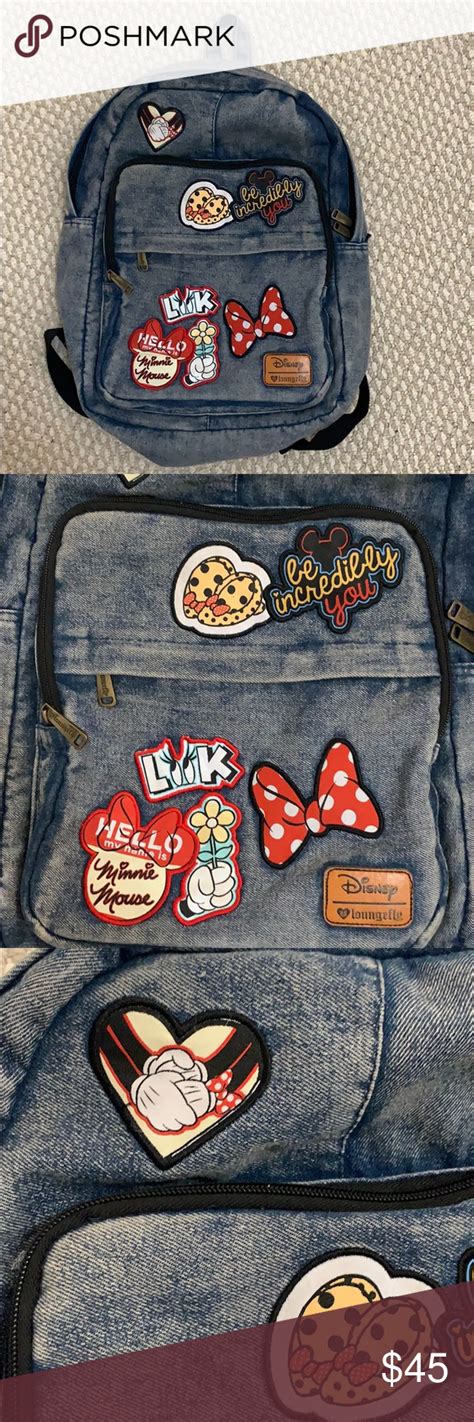 Loungefly Disney Patch Backpack Loungefly Bag Clothes Design Disney