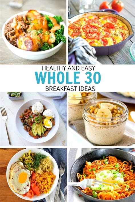 Healthy Whole 30 Breakfast Ideas - PinkWhen