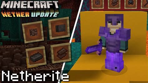 Minecraft Netherite Explained Nether Update Debris Scrap All In One