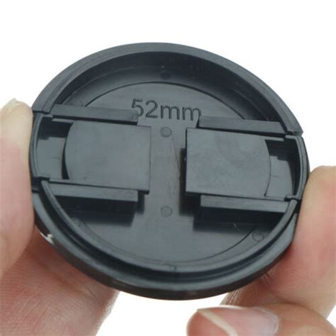 52mm Plastic Snap On Front Lens Cap Cover For Slr Dslr Camera Dv Ley