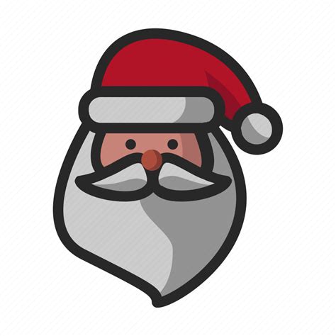 Claus Face Head Santa Icon Download On Iconfinder