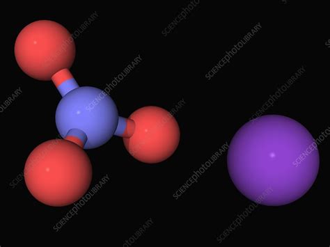 Potassium Nitrate Molecule Stock Image F0045959 Science Photo